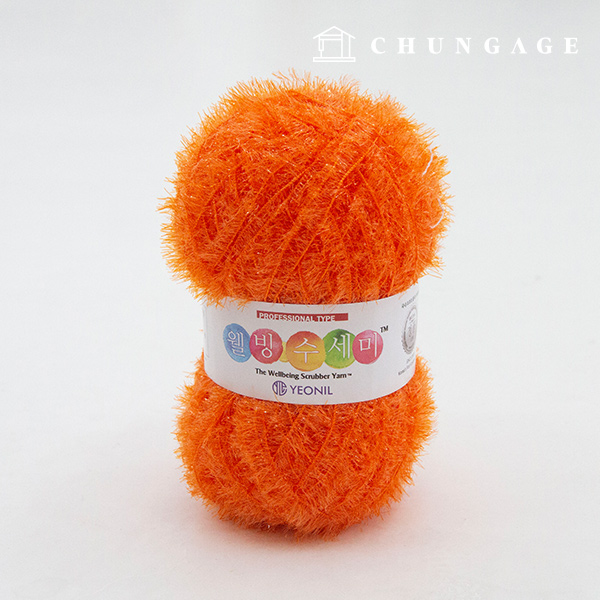 ウェルネス手洗い室 キラキラ編み物 洗練されたオレンジ 007