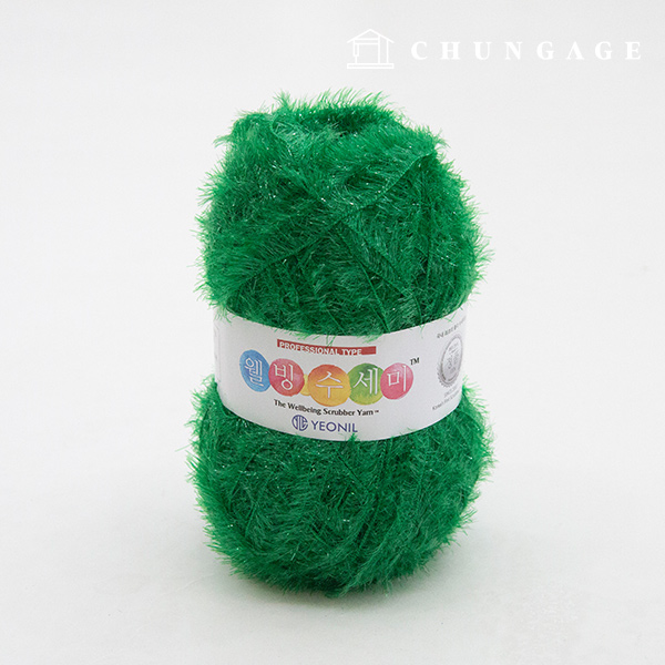 ウェルネス手洗い室 キラキラ編み物 洗練されたジャングルグリーン 014