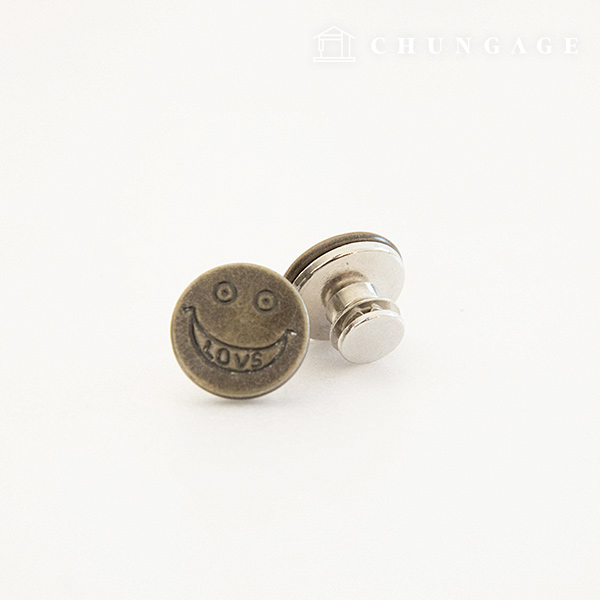 魔術ボタン カチカチ マジックボタン デニムスカート ウエスト調節 縮小 伸ばす 修理ボタン ピン型リニューアル E-32