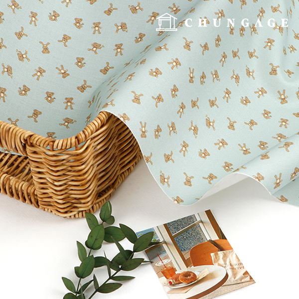 環境にやさしい抗菌抗炎症団E-DTPコットン20カウントキューティミニベア青色