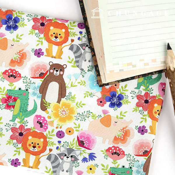 環境にやさしい抗菌抗炎症団E-DTPコットン20カウントアニメフレンズの夢のような草原：花畑