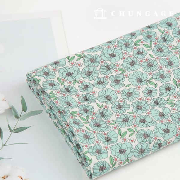 環境にやさしい抗菌抗炎症団E-DTPコットン20カウントミントブラッサム