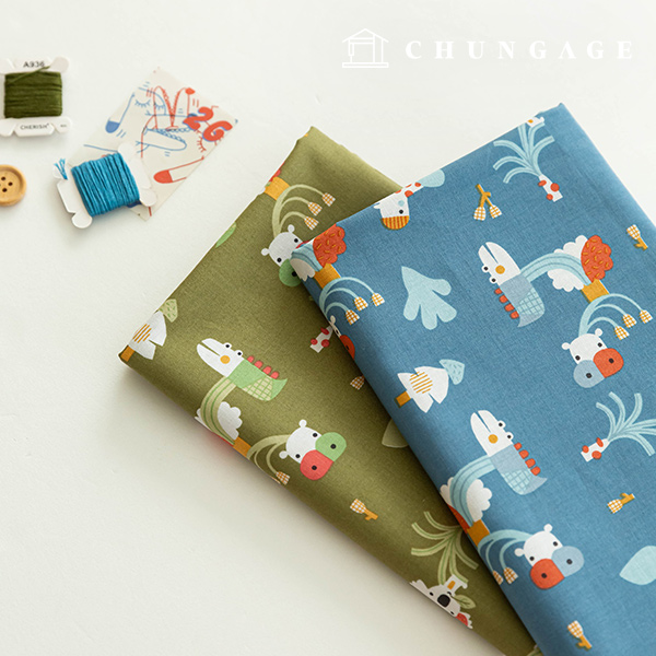 コットン生地 コットン20 カウントコアラフレンド2種