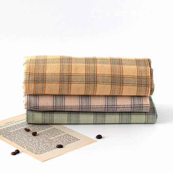 コットン生地バイオウォッシング コットン30カウント