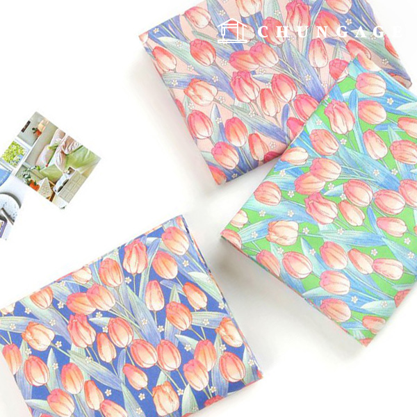 環境にやさしい抗菌抗炎源団E-DTPコットン20カウントクラッシュオンチューリップ3種