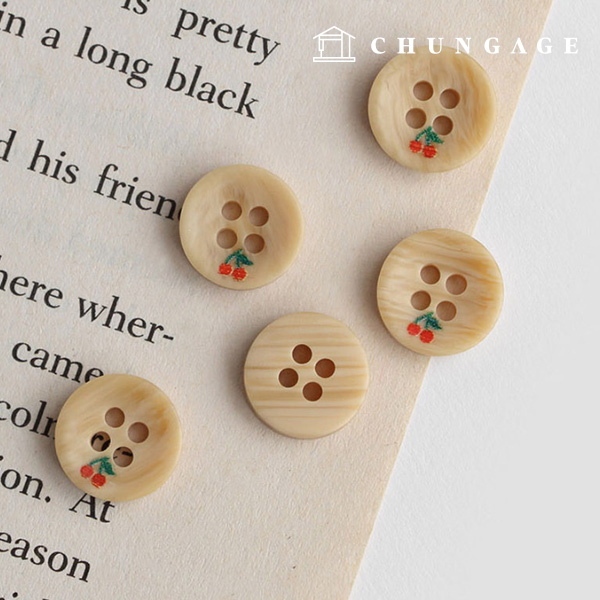 プラスチックコートボタンワイシャツフォーマルウエアブラウスミニチェリーベージュ