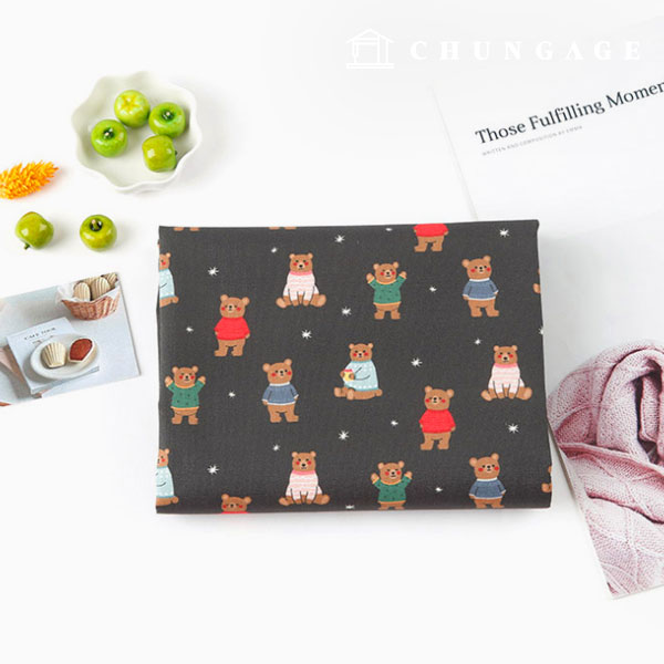 環境にやさしい抗菌抗炎症団E-DTPコットン20カウントセーターベア