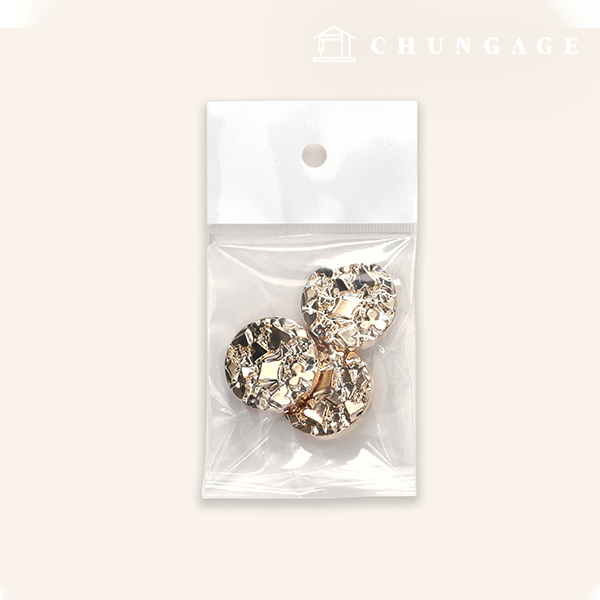 ゴールドボタン ヴィンテージコートジャケットボタン ゴールドグレース 23mm 46773