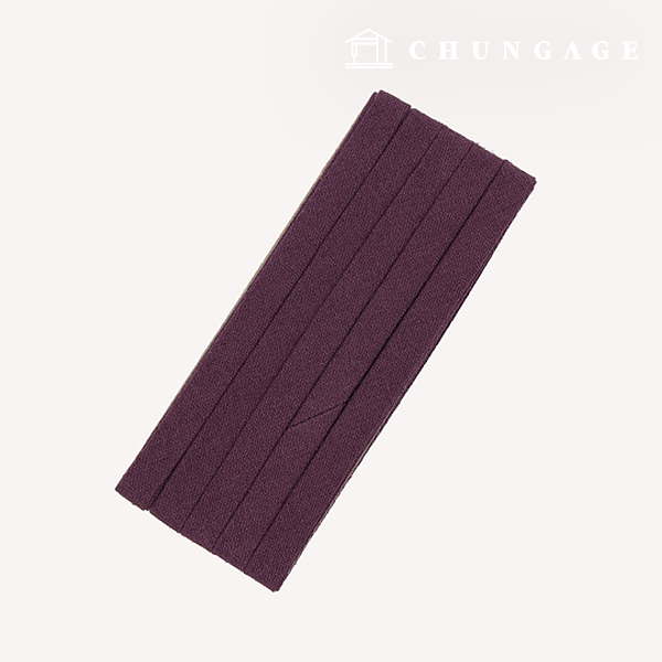 バイアステープナチュラルコットンリネン10mmパープル76117