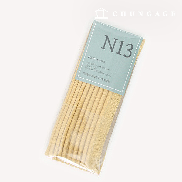 パイピングテープナチュラルコットンリネンマスタード77351