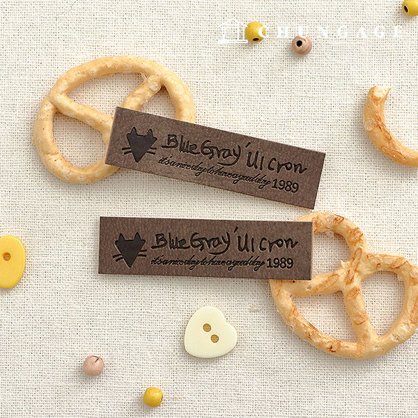 レザーラベルヴィンテージラベルマイキャットナイトブラウン58641