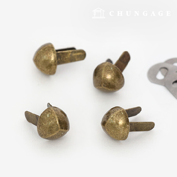 スーツケース メタル スケルトン モダン シック アンティークゴールド 12mm 83318