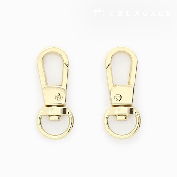 バッグ接続リングDリングベーシック9mmゴールド47480