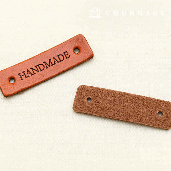 レザーラベルヴィンテージラベルベーシックハンドメイドレッドブラウン48100