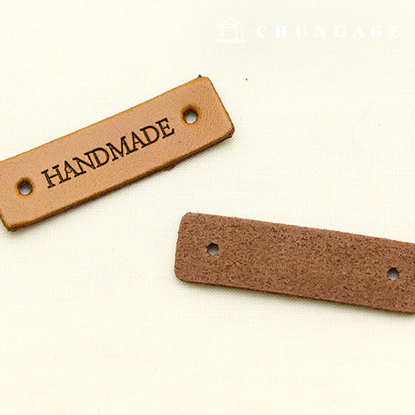 レザーラベルヴィンテージラベルベーシックハンドメイドリアルブラウン48100