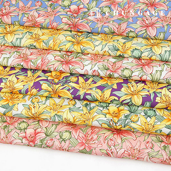 環境にやさしい抗菌抗炎源団E-DTPコットン20カウントスイーツリリー6種