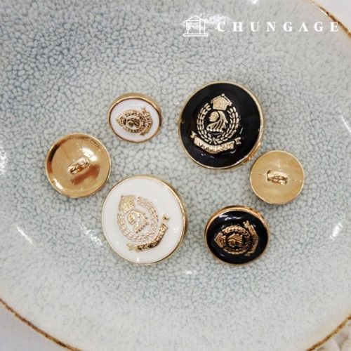 金箱ボタン3個 ヴィンテージコートジャケットボタンアイビー15mm