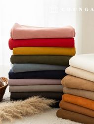 スエード生地超極細糸ポリ生地無地千広幅オフリル17種