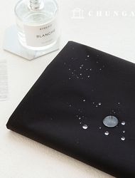 防水布高伸縮TPU防水布防風無地天スローブラック