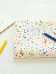 キャンバス生地コットン10カウントフラワー花柄生地スケッチ図面