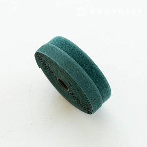 マジックテープ付き10マロール両面セット縫製用マジックテープ25mmジンチョロック