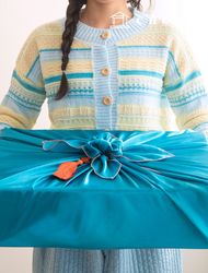 保磁器 10枚 高級プレゼント 礼団 お返し品 祭り 包装紙 黄金サテン 保磁器 110cm 17種