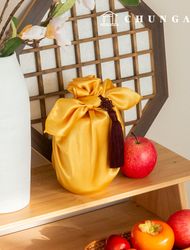 保磁器 高級プレゼント 礼団 お返し品 祝日包装紙 黄金サテン 保磁器 55cm