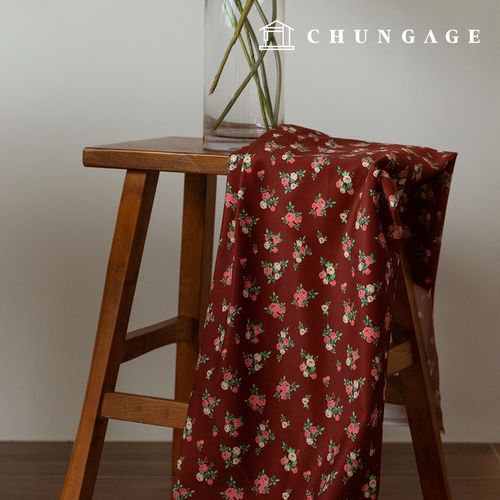 コーデュロイ生地 スパン ザンゴルデン 16W コーデュロイ生地 花柄 フラワー 広幅 冬生地 ディップローズ 2種