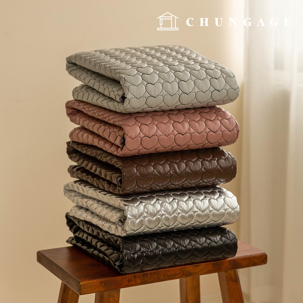 キルティング生地ハート両面ヌビム布生活防水バイオウォッシング5オンス広幅ハイグロシー5種