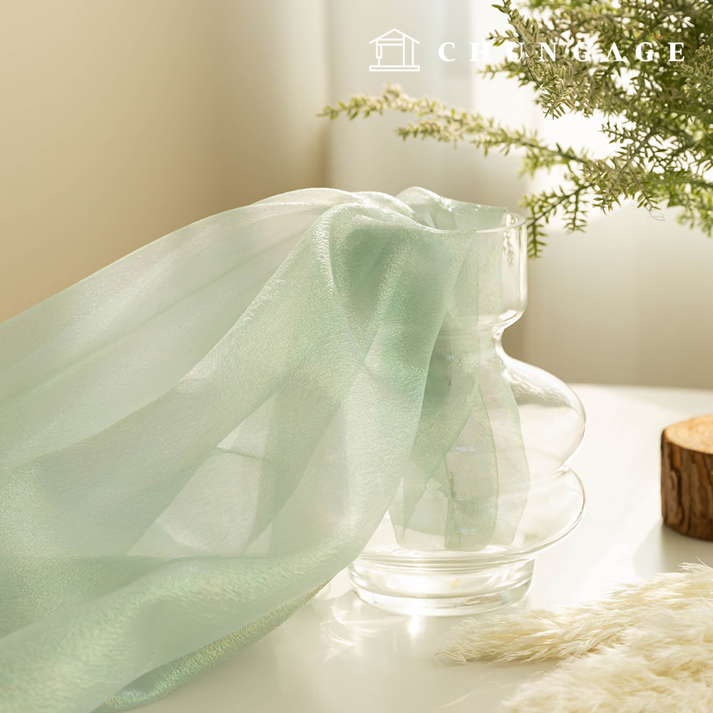 メッシュファブリックノーガンオーガンザハンボックファブリックステージを作るホログラムグリッターツインクルスター