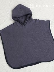 服パタン幼児バスローブ服作りポンチョスタイルパタンP1659