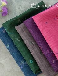 韓服生地花柄フラワー生地韓服作り花煎じ5種