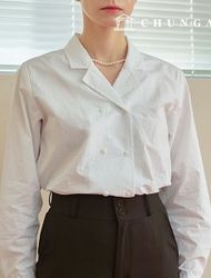 服パタン女性シャツダブルボタン服作りパタンP1699