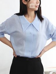 服パターン女性フォーマルウエアシャツ半そで服作り服パターンP1525