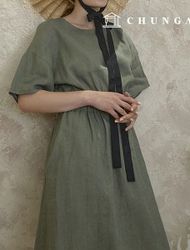 服パターン女性シンプルワンピーススカート服作り服パターンP1656