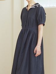服パターン女性セーラーカラーワンピースセーラー服スカート服作り服パターンP1706