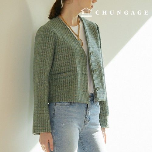 服パターンシンプルカラーなしの女性ジャケット服作り服パターンP1683