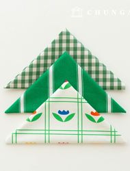 生地パッケージフラワーフェンス生地花柄チェック千人形子犬服作り3種177