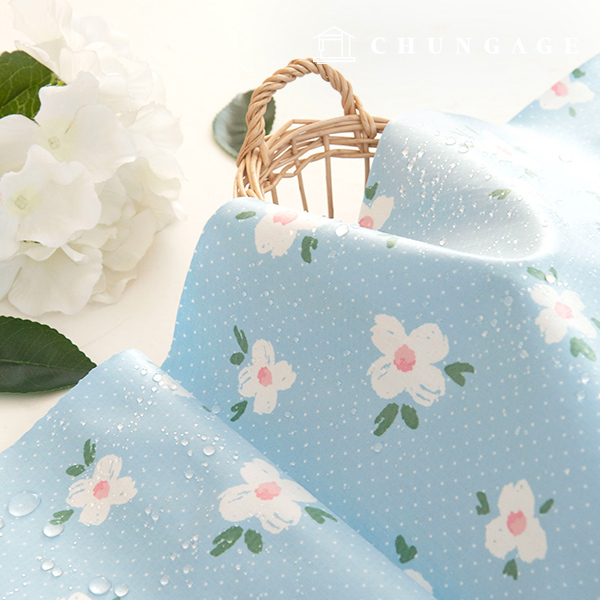 防水布ラミネート 防水布 花柄フラワー TPU 空ピクニック