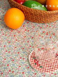 防水布花柄フラワーラミネート防水布TPUピアナ