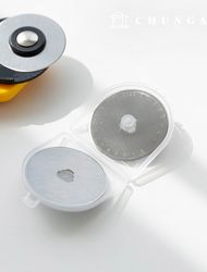 丸形裁断刃詰め替え刃45mm 2個入り目盛数字表記