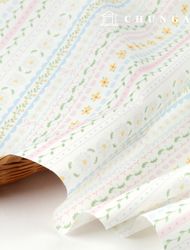 環境にやさしい抗菌抗炎症団E-DTPコットン20カウントフラワーファミリー