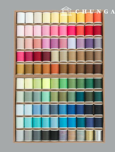 ミシン室ミシン室60カウント3合小型縫製100色