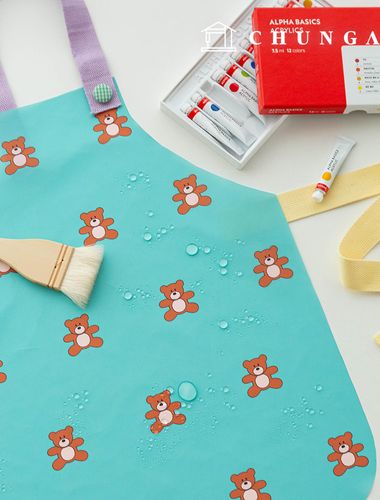 防水布 DTP 防水布 広幅動物生地 民草ベア W103