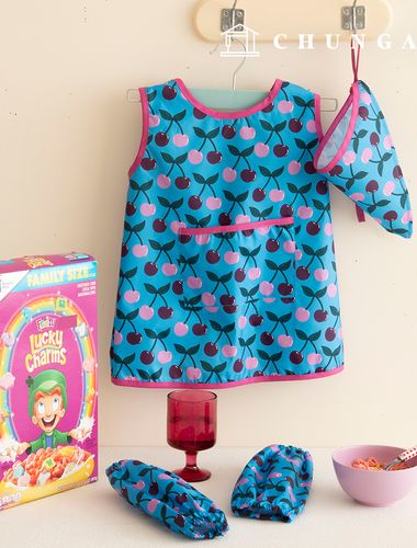 防水布 DTP 防水布 広幅ポップチェリー 青色 W134