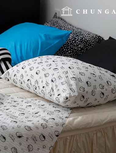 サポート美生地冷感リップルシアサーカー生地広幅キャラクター雲生地リトルブラザーB R-725