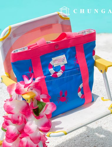 防水布 DTP 防水布 広幅 夏生地 ピンクカニ W141