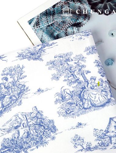 環境にやさしい抗菌抗炎症団E-DTPコットン20カウントブルーアシャトー