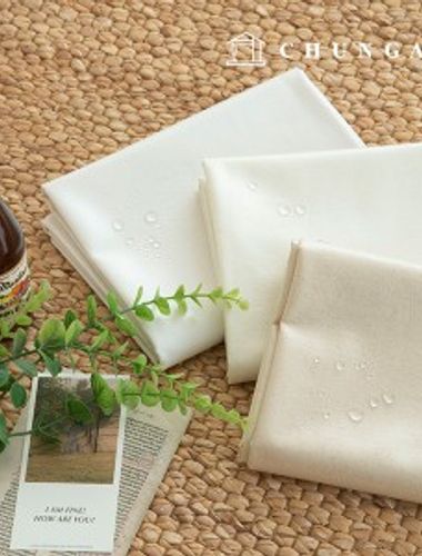 防水布 木綿ウォッシングラミネート 防水布 非毒性 TPU 広幅ピュア無地 3種 ハンマ