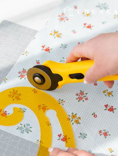 円形裁断刀45mm生地ペーパー生地 革財団 多用途ロータリーカッター カラーランダム